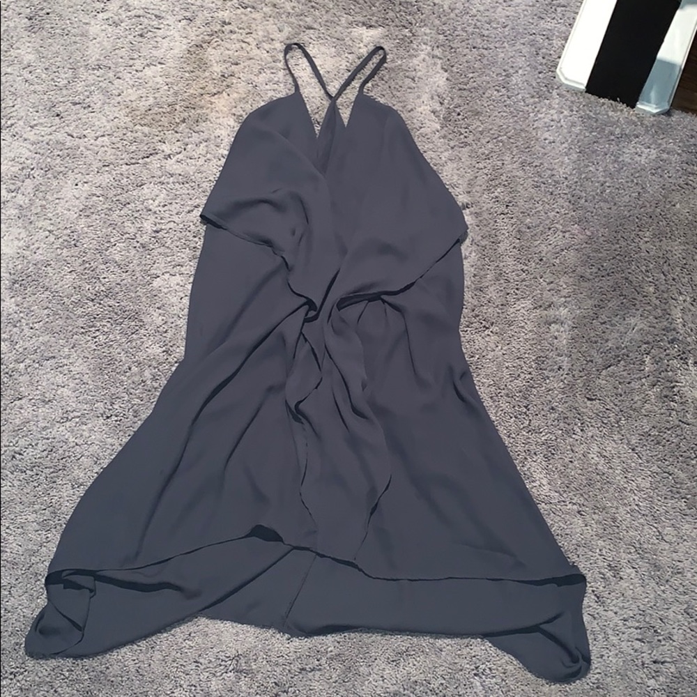 grey dress